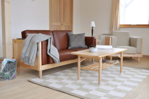 【送料込】北の住まい設計社 n’frame Sofa Ⅰ M (チェリー材) 送料込】北の住まい設計社 n'frame Sofa Ⅰ M (チェリー材) 送料込】