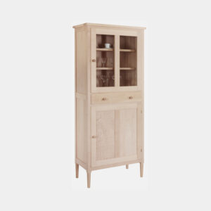 キュリオキャビネット W75cm D39cm H175cm -北の住まい設計社