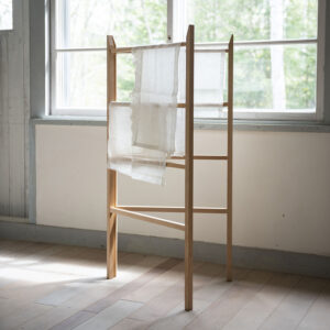 訳あり商品 リネンハンガー W60cm H120cm T5cm-北の住まい設計社 ハンガーラック・ポールハンガー